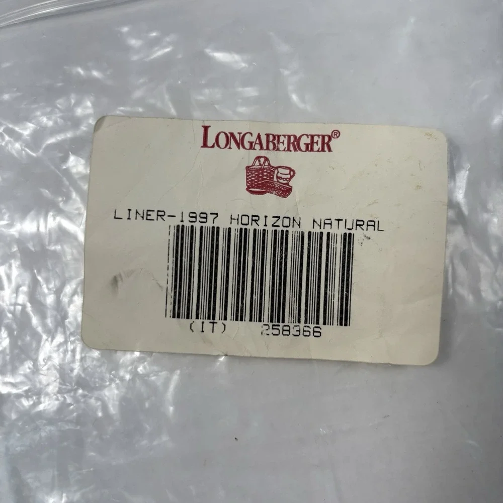 Longaberger Liner 1997 Horizon Naturall 258366 Small
